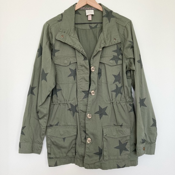 Knox Rose Utility Jacket with Stars - Picture 1 of 5